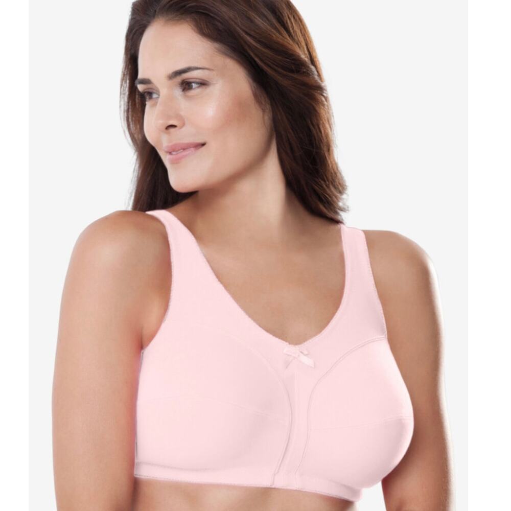 Comfort Choice Light Pink Cotton Unpadded Bra Size 50DD